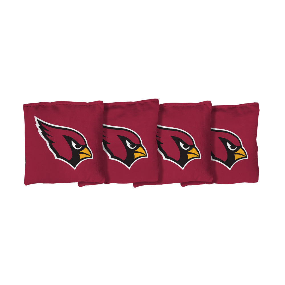 Arizona Cardinals Red Corn Filled Cornhole Bags 