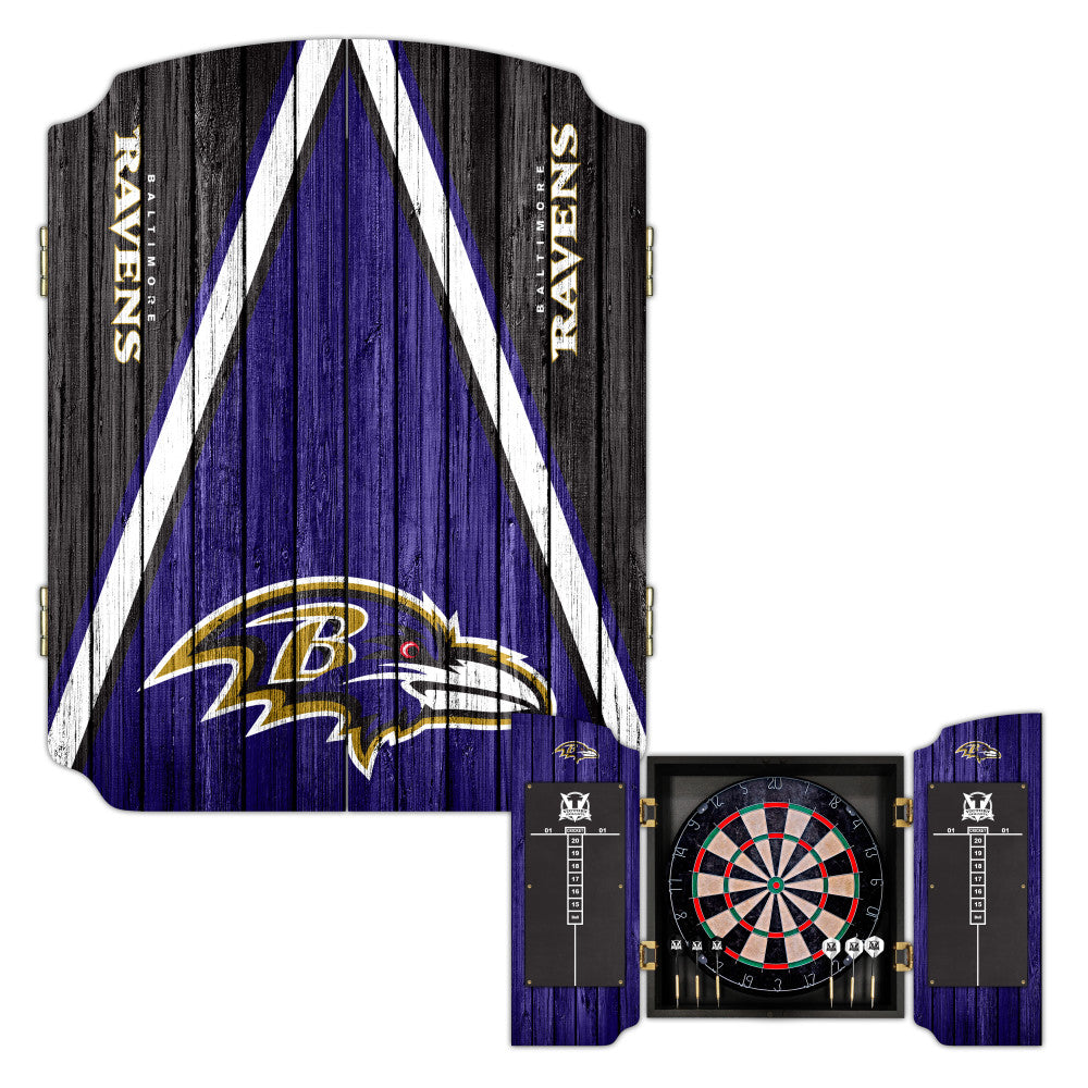 Baltimore Ravens Dartboard Cabinet