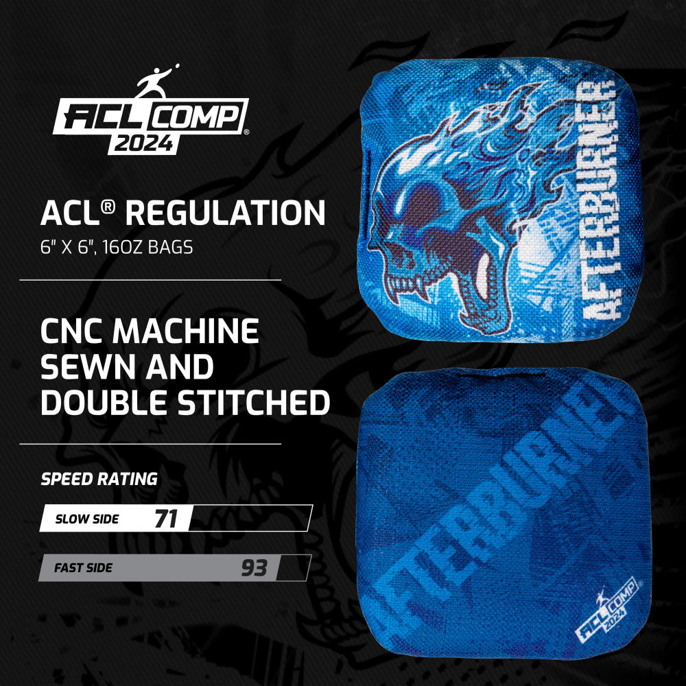 American Cornhole League | ACL® COMP Green Afterburner Cornhole Bags_4