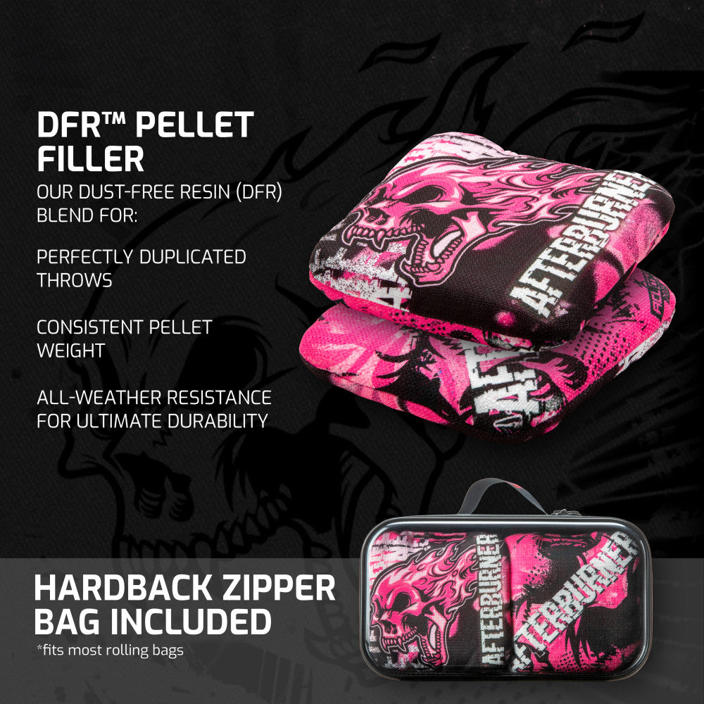 American Cornhole League | ACL COMP Pink Afterburner Cornhole Bags_4