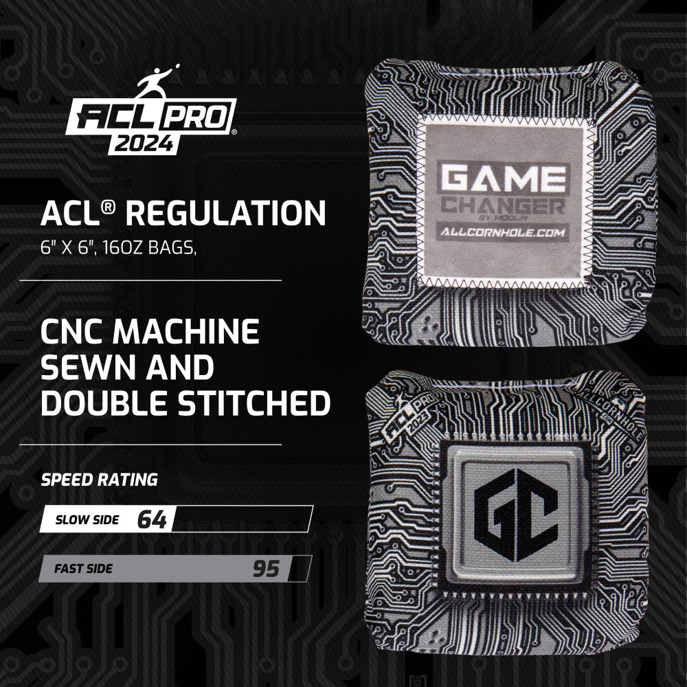 American Cornhole League | ACL® Pro Blue Gamechanger Cornhole Bags_4