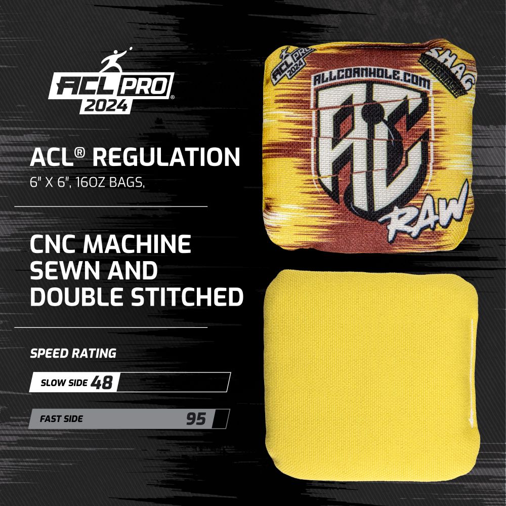 American Cornhole League | ACL® PRO Blue Shag Contrast Cornhole Bags_4