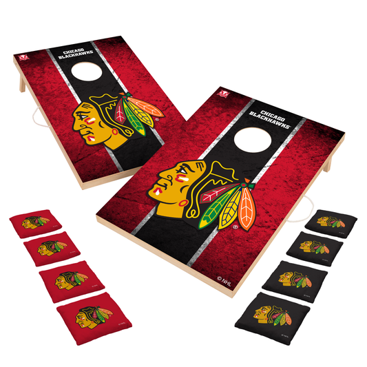 Chicago Blackhawks | 2x3 Solid Wood Cornhole