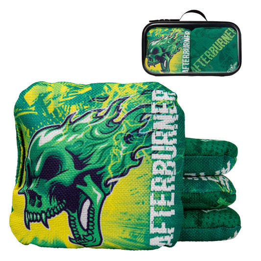 American Cornhole League | ACL® COMP Green Afterburner Cornhole Bags_ACL_1