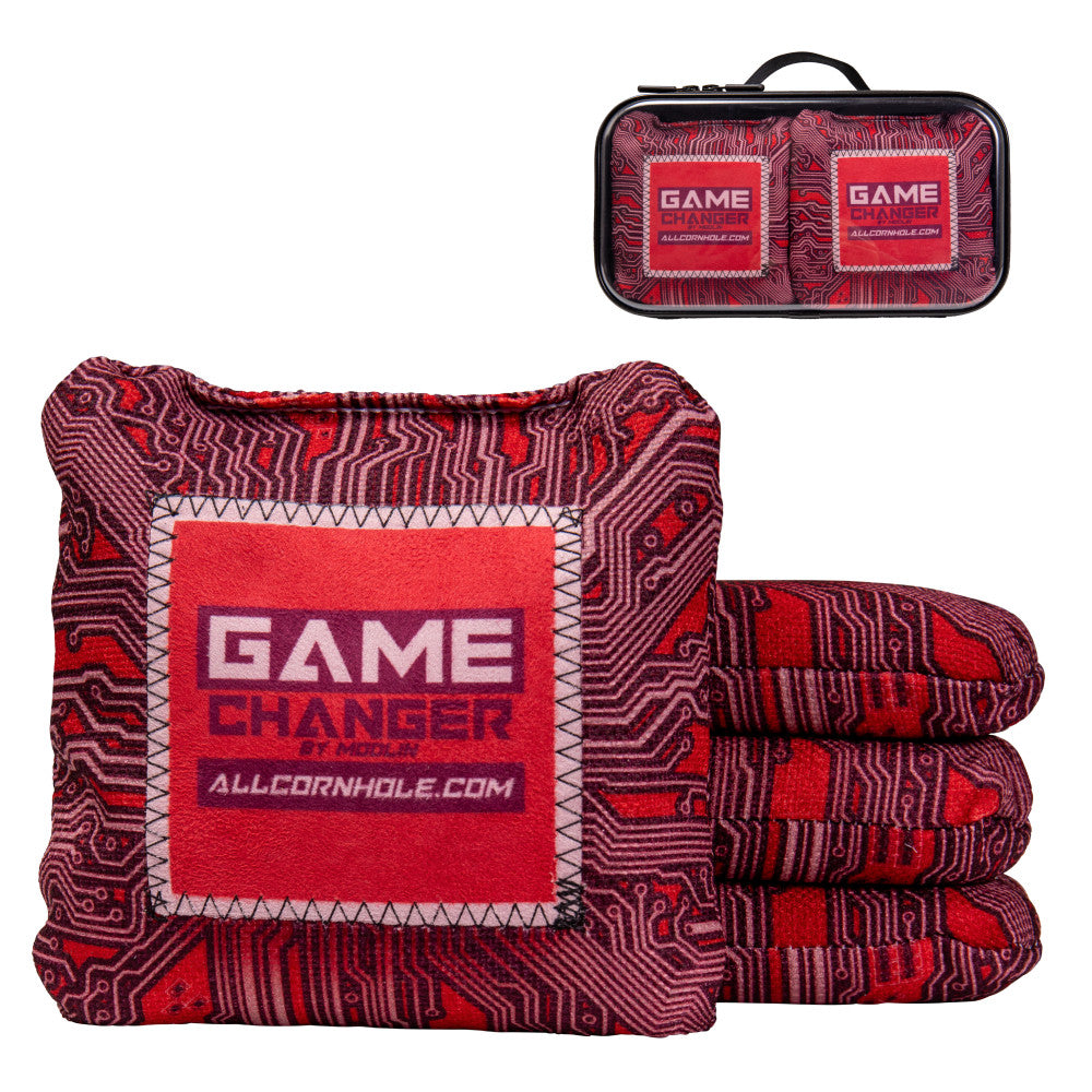 American Cornhole League | ACL® PRO Red Gamechanger Cornhole Bags_ACL_1