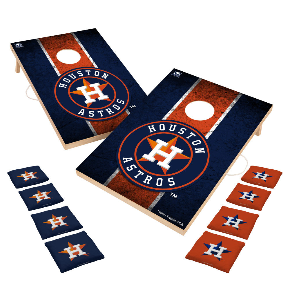 Houston Astros | 2x3 Solid Wood Cornhole_Victory Tailgate_1