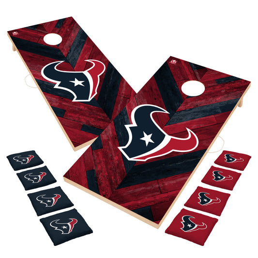 Houston Texans | 2x4 Solid Wood Cornhole_Victory Tailgate_1