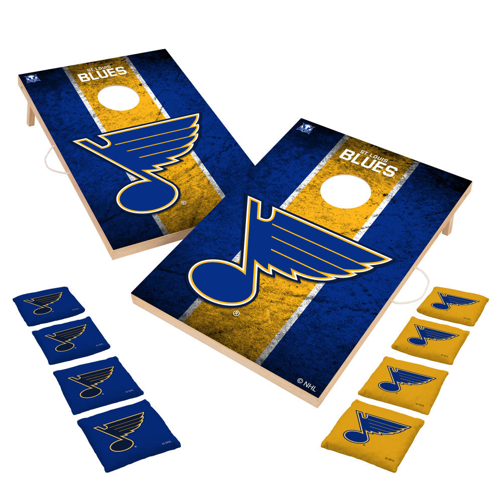 St. Louis Blues | 2x3 Solid Wood Cornhole_Victory Tailgate_1