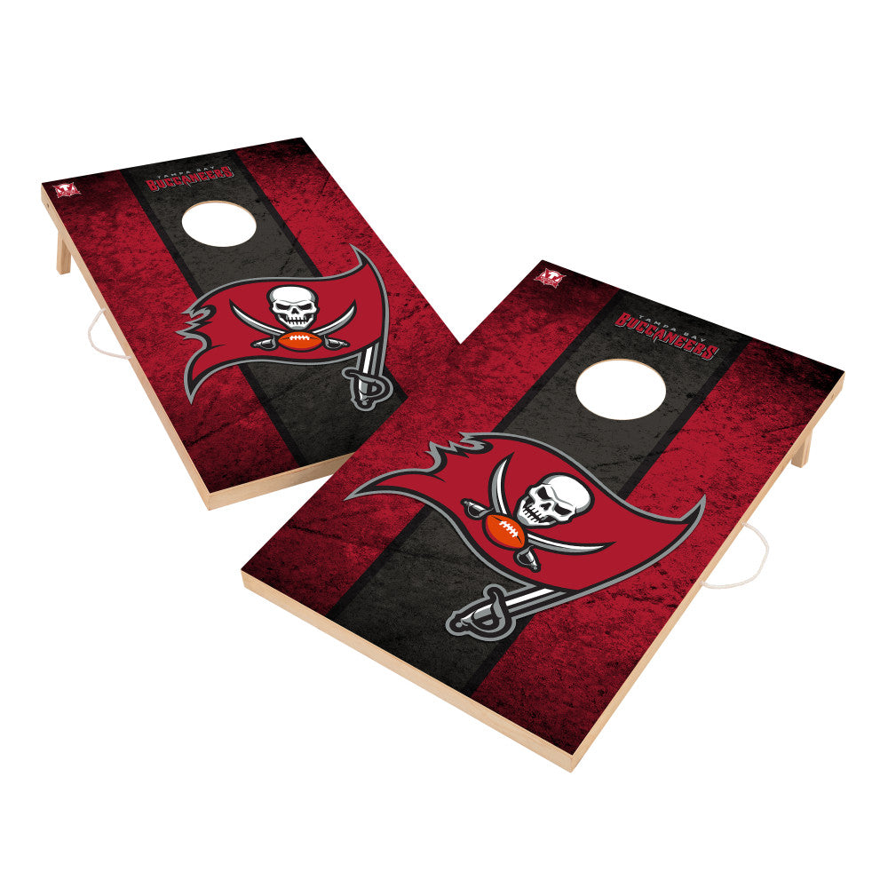 Tampa Bay Buccaneers 2x3 Solid Wood Cornhole | Victory Tailgate