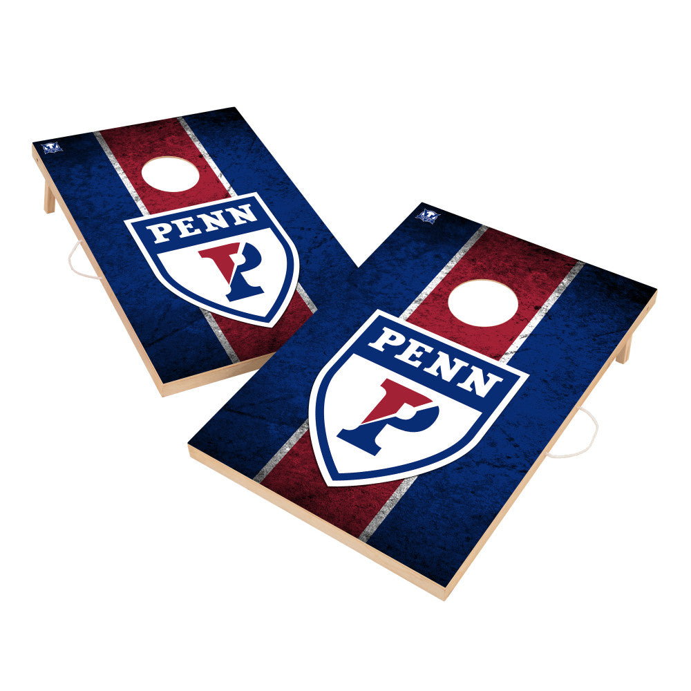 University of Pennsylvania Quakers 2x3 Solid Wood Cornhole | Victory ...