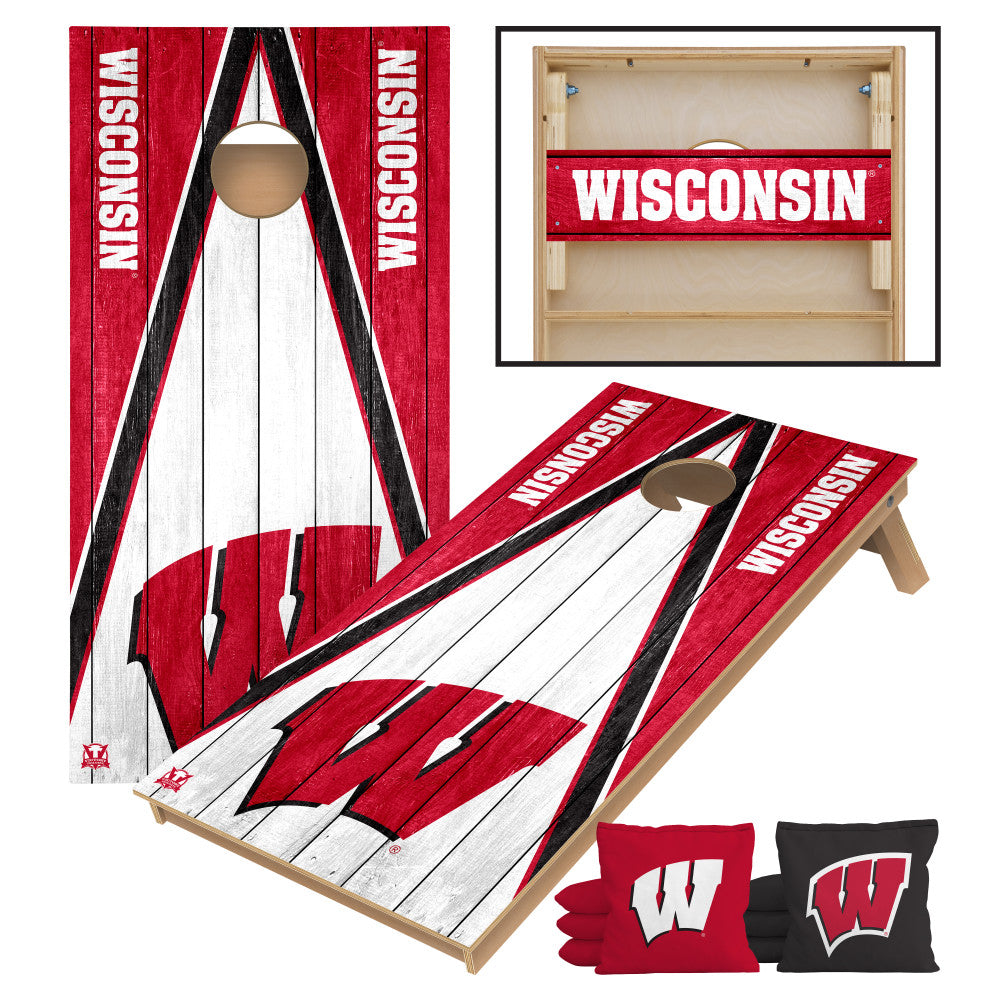 University of Wisconsin Madison Badgers | 2x4 Tournament Cornhole_Victory Tailgate_1